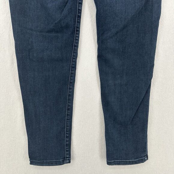 Democracy Jeans Women 10 Skinny Ab Solution Blue Stretch Denim Tummy Control - Picture 6 of 12